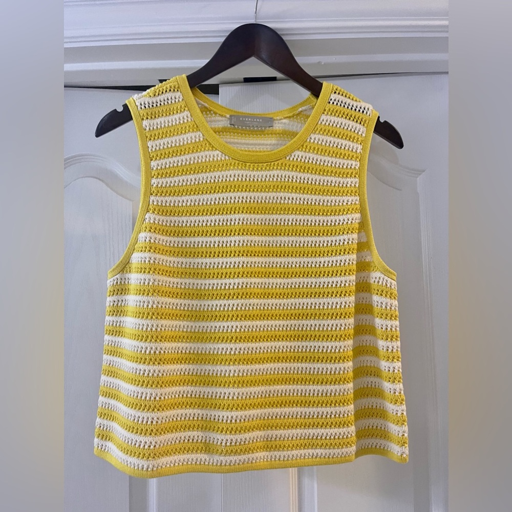 Everlane crochet knit sleeveless top